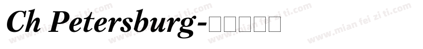 Ch Petersburg字体转换